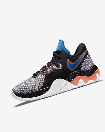 Nike Renew Elevate 2 Negros Blancos Naranjas Azules Claro | MX 5028